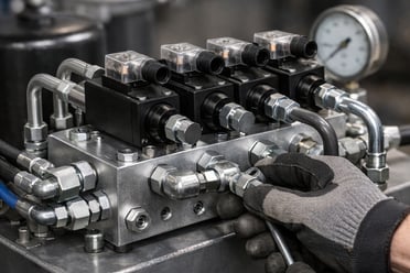 Collegamento di distributori oleodinamici: schemi, errori da evitare e consigli pratici